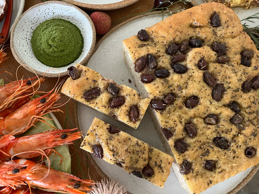 Home-made Focaccia (serves 8 people)